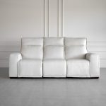 rose leather sofa oslo pebble front