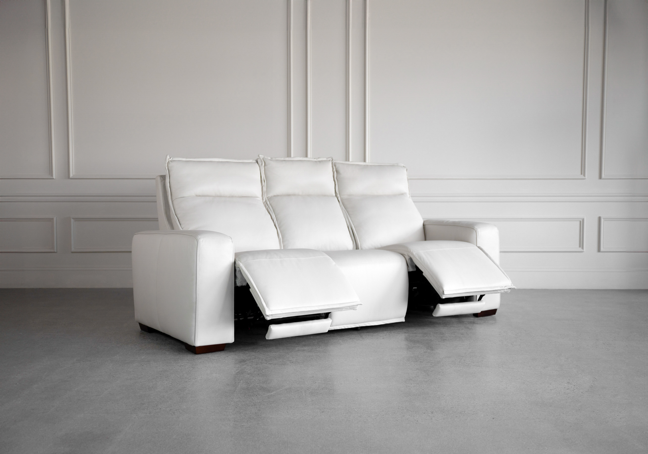 rose leather sofa oslo pebble angle