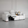 rose leather sofa oslo pebble angle