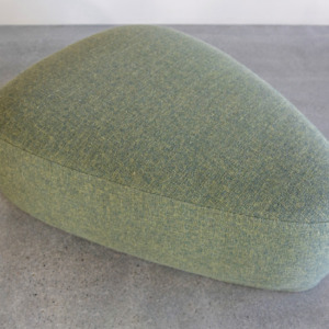 sandy fabric large green ottoman sandy fabric large green ottoman