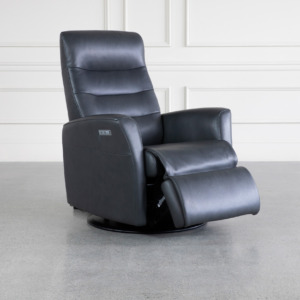 Queen GS315 Recliner Nob Slate Angle Queen GS315 Recliner Nob Slate Angle