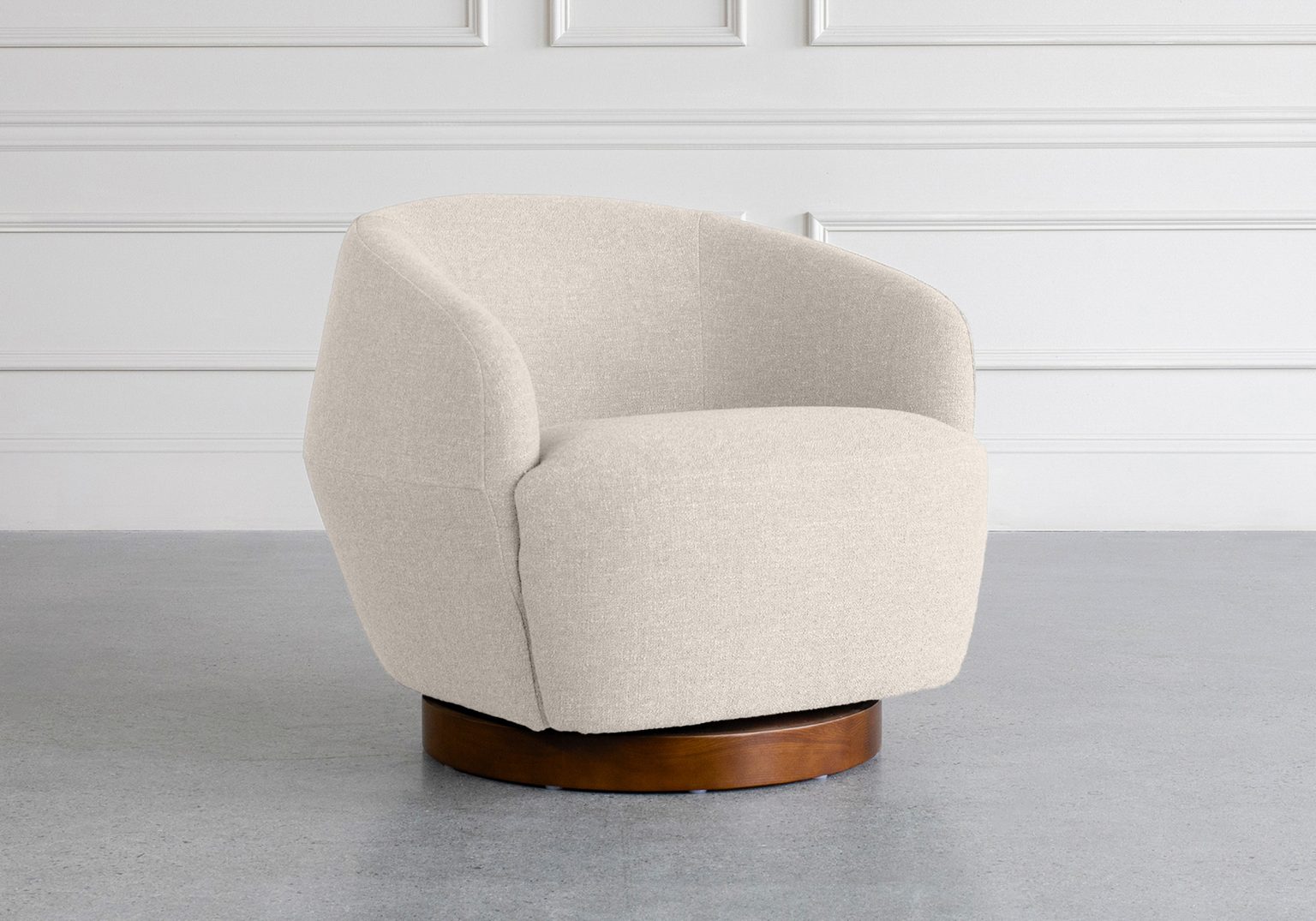 aldo ginger swivel accent chair