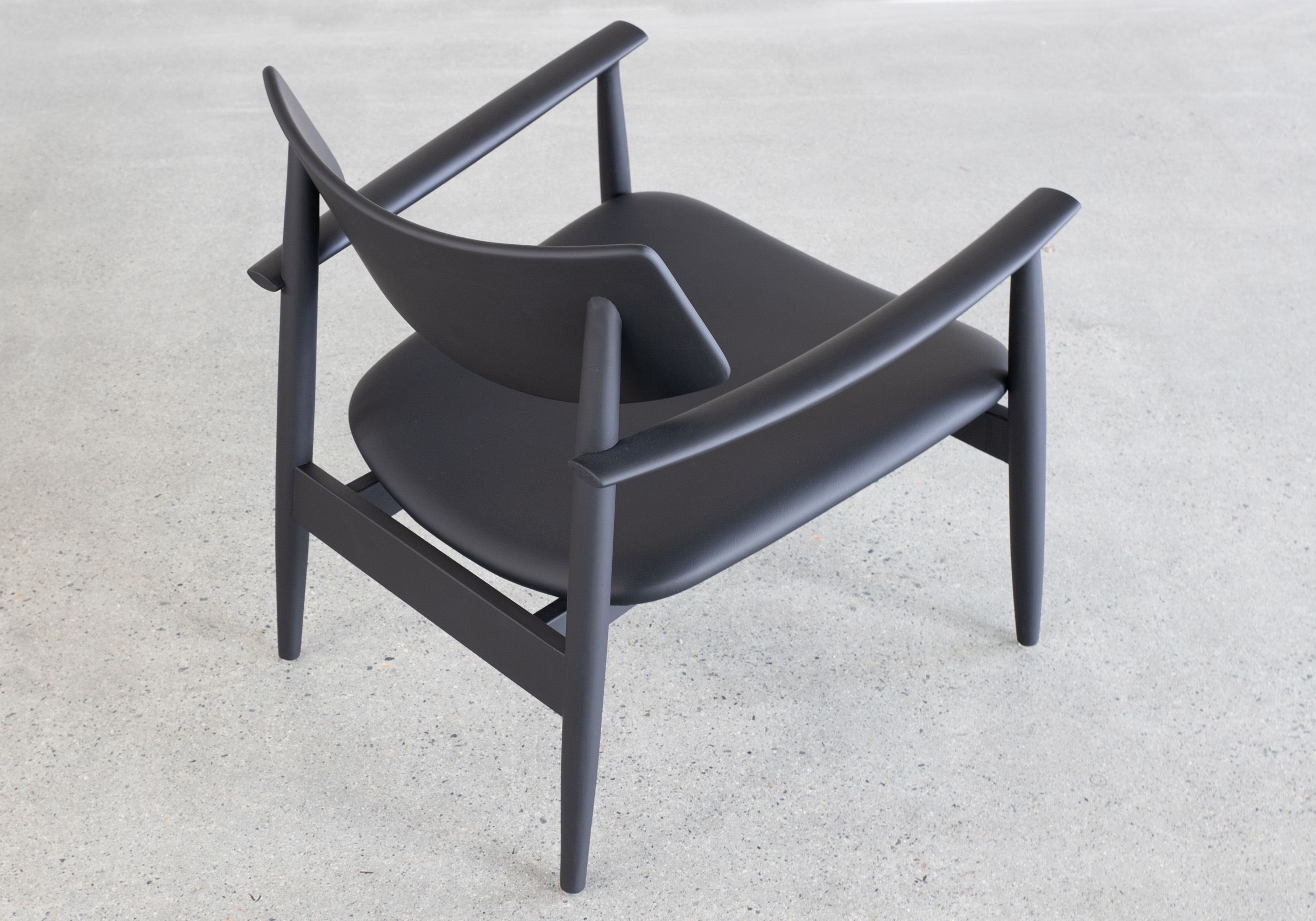 Anker Chair Black - Back Close Up Anker Chair Black - Back Close Up