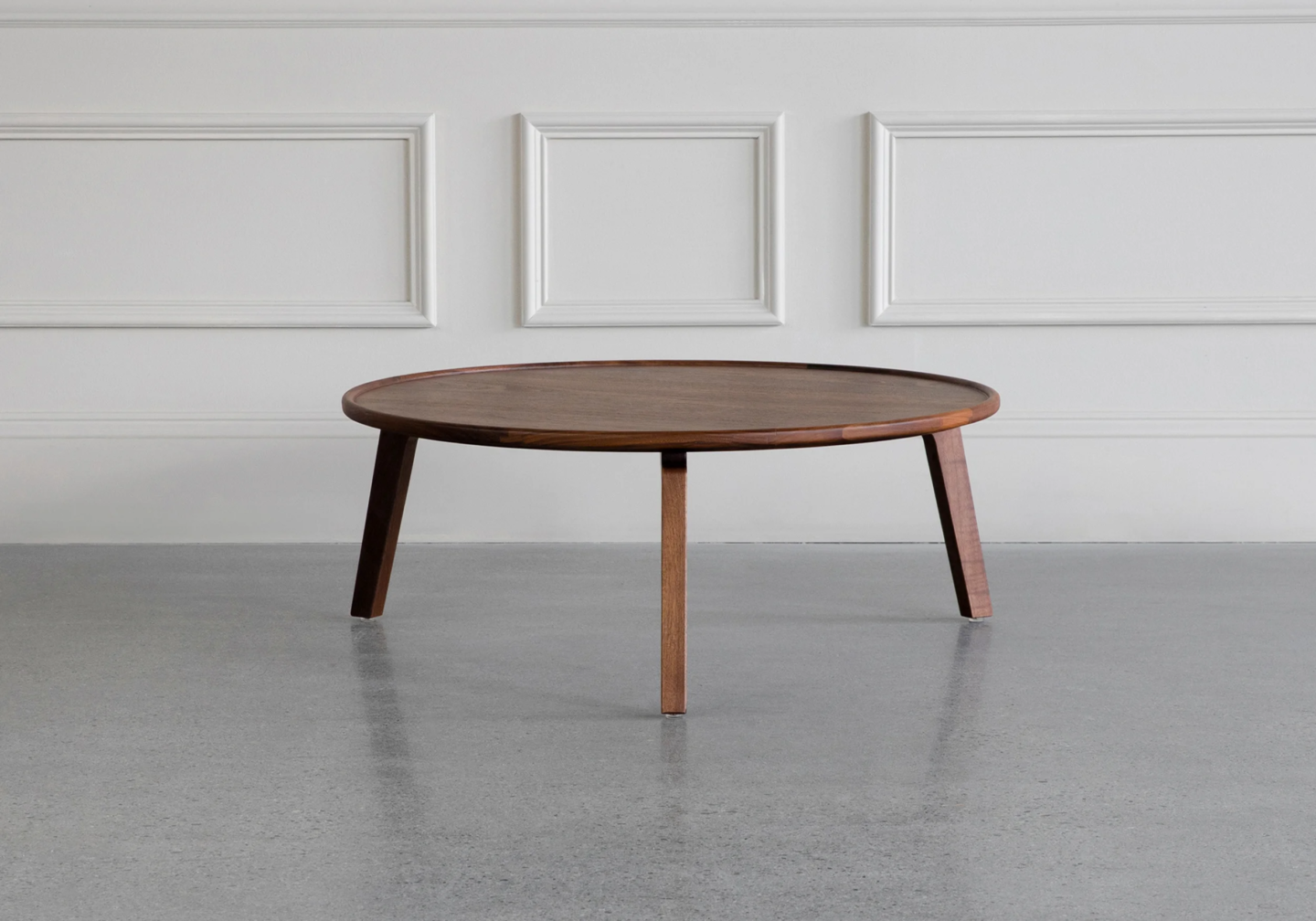 Mette Coffee Table in Walnut Angle