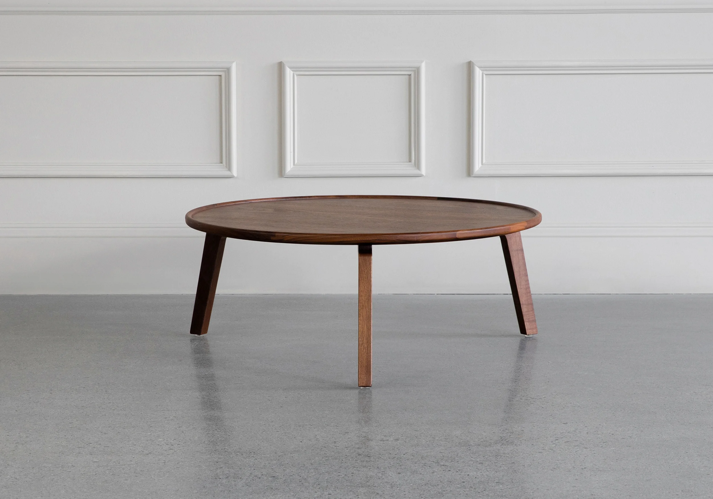 Mette Coffee Table in Walnut Angle