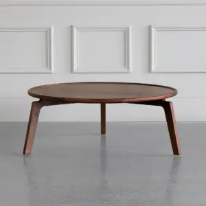 Mette Coffee Table in Walnut Front Mette Coffee Table in Walnut Front