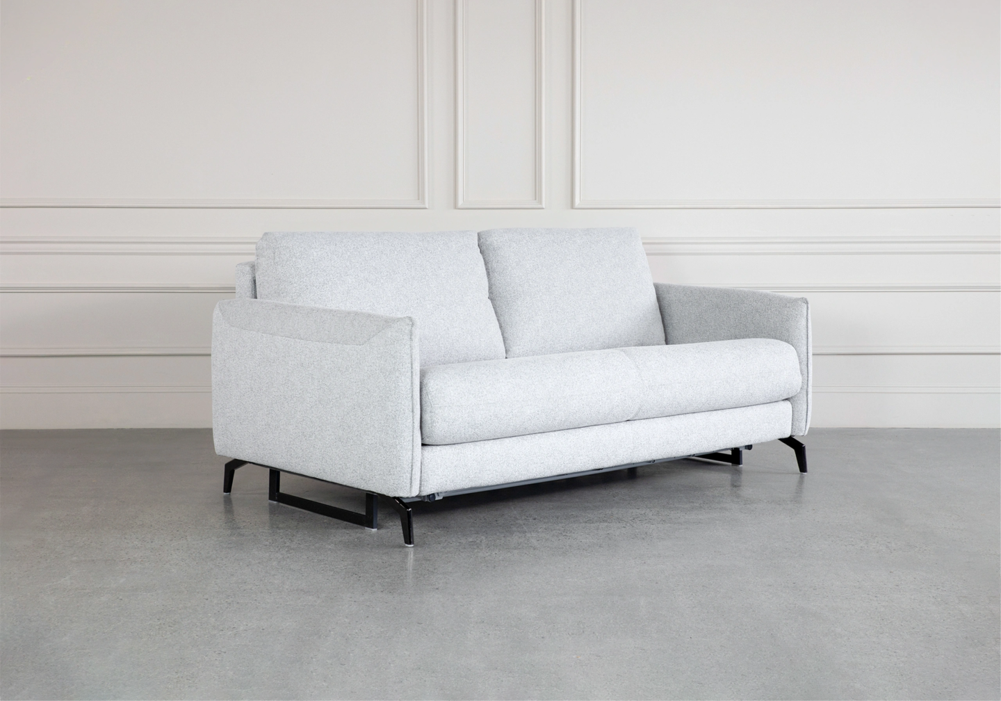 Tucker C Frost Fabric Sofa Bed Angle