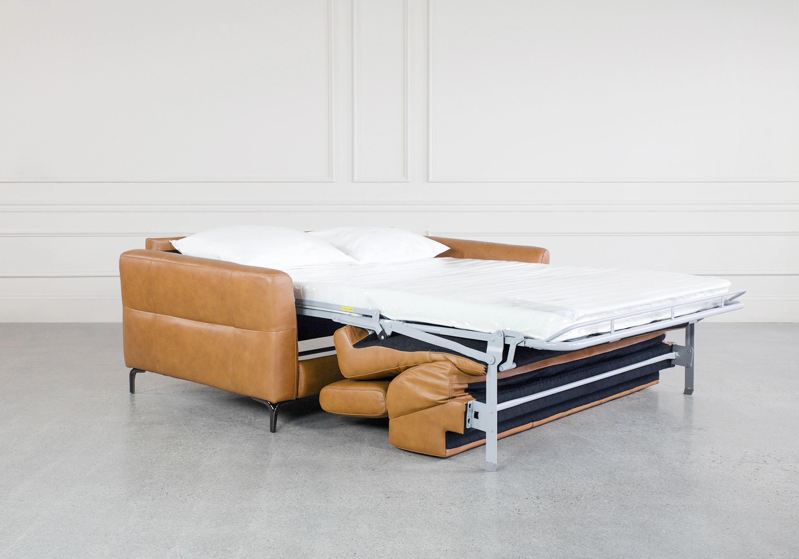 Tudor Leather Sofa Bed