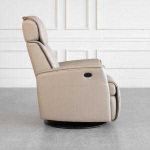 Commander GP377 Sandstorm Leather Recliner Side Commander GP377 Sandstorm Leather Recliner Side