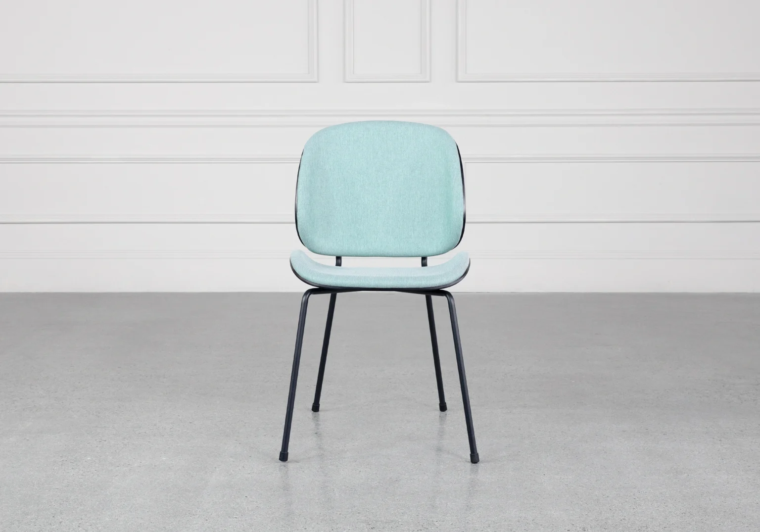Heron Fabric Dining Chair Front