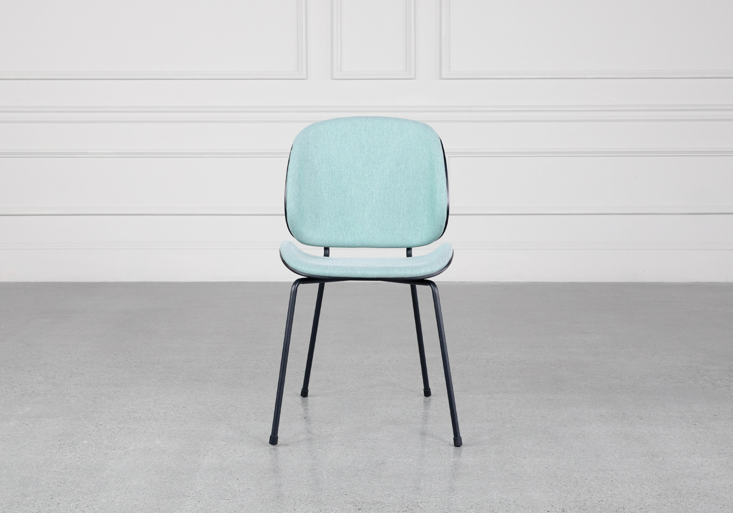 Heron Fabric Dining Chair Front