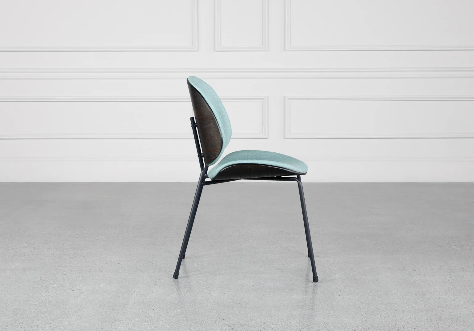 Heron Fabric Dining Chair Side