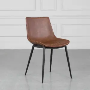 Peyton Tan Dining Chair Angle Peyton Tan Dining Chair Angle