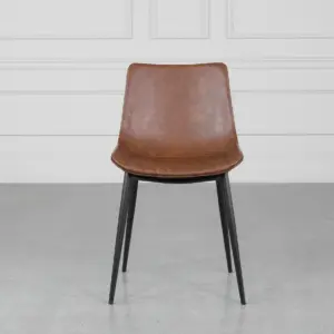Peyton Tan Dining Chair Front Peyton Tan Dining Chair Front