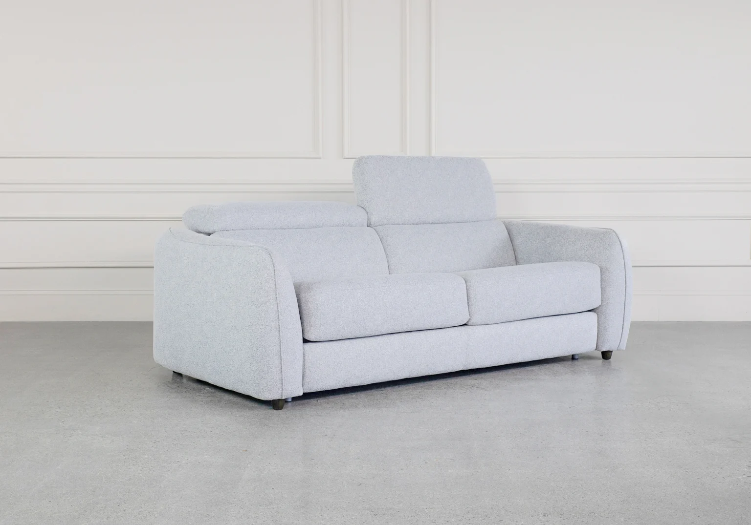 Matip Chi Frost Fabric Sofabed Angle 2