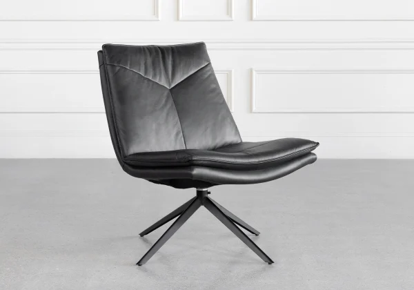 Aubrey-Black-J660-Leather-Accent-Chair-Angle
