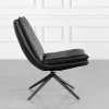 Aubrey-Black-J660-Leather-Accent-Chair-Side