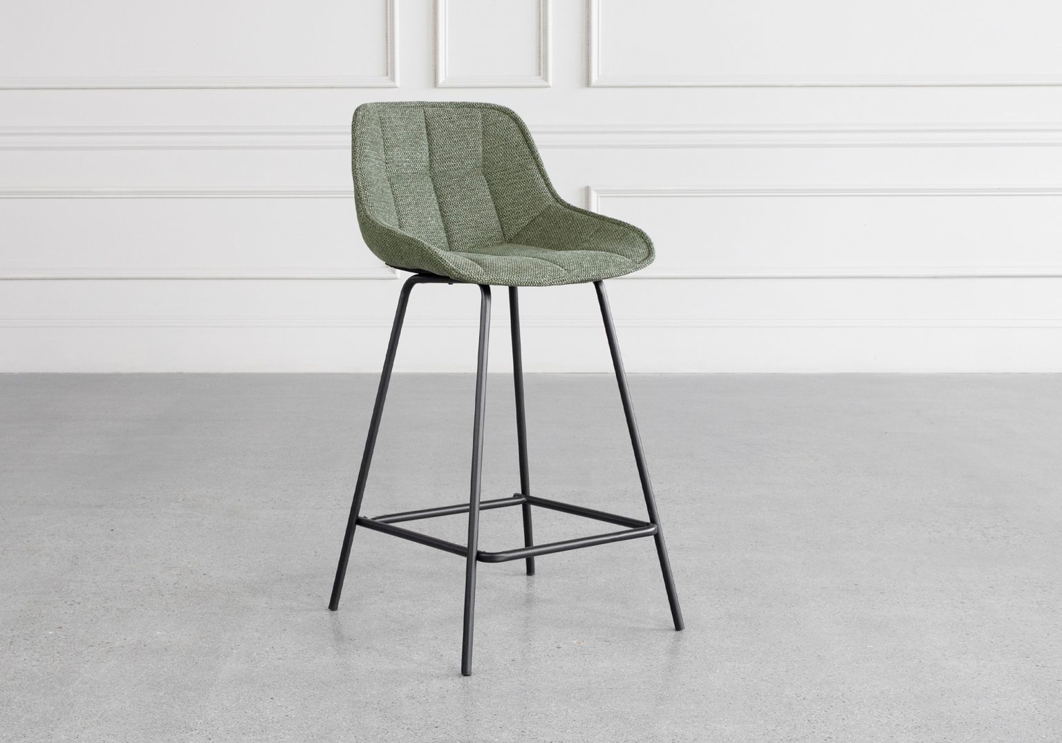 Davie Sage 355 Fabric Counter Stool Angle