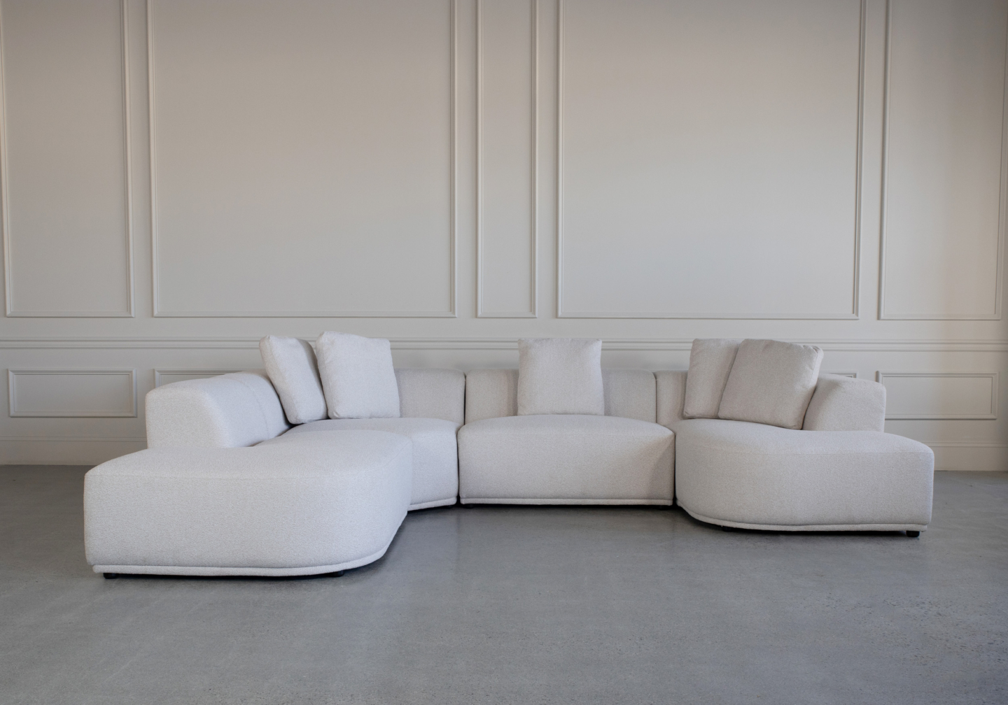 Hannah Sectional Beige10 Front SL