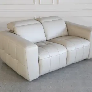 Haven Taupe M5652 Leather Loveseat