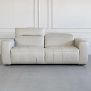 Haven Taupe M5652 Leather Sofa Front R Haven Taupe M5652 Leather Sofa Front R