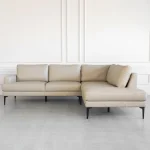 Remi L Mocha 2301 Leather SR Sectional Front