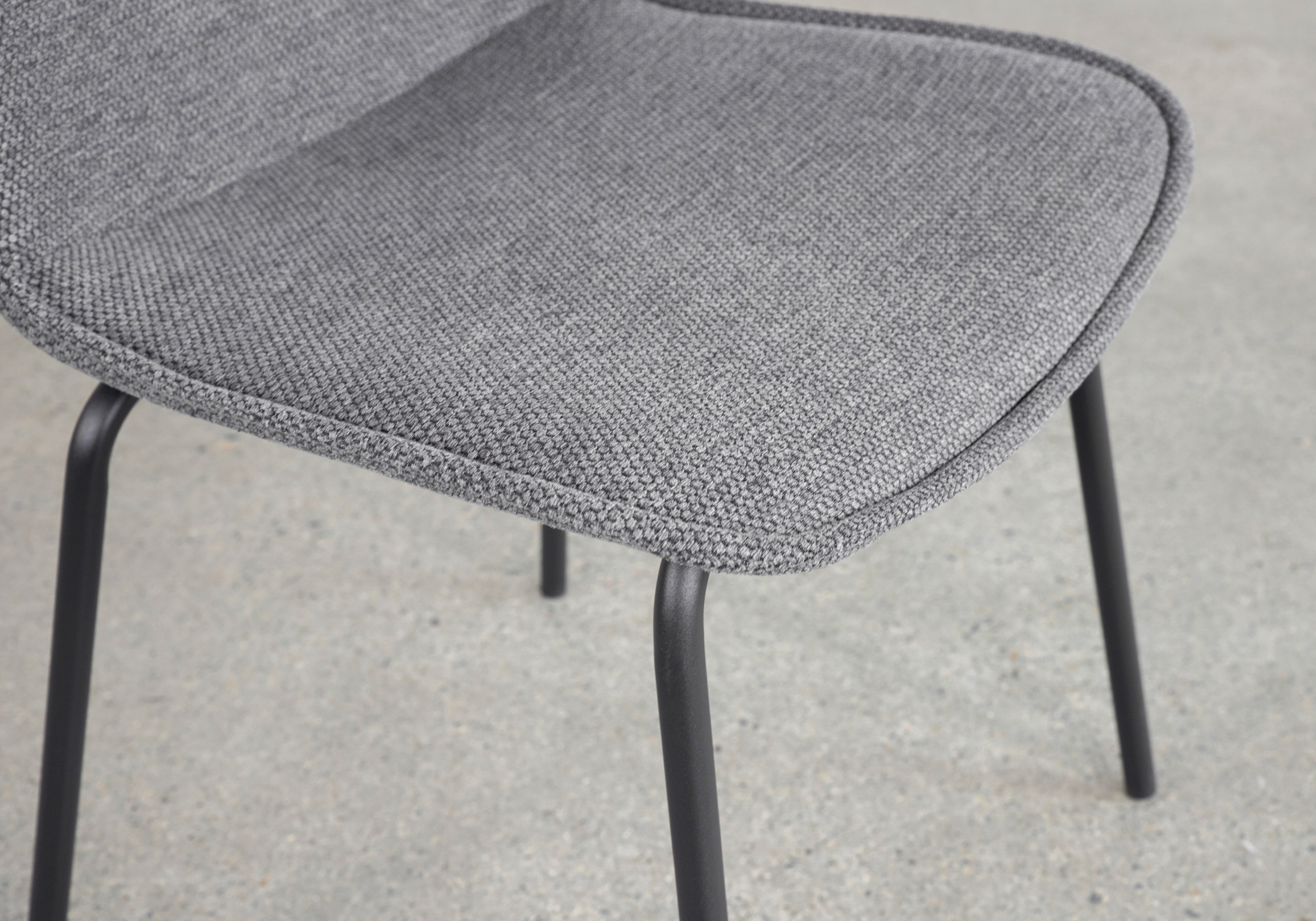 Scott Grey 456 Fabric Dining Chair Details Scott Grey 456 Fabric Dining Chair Details