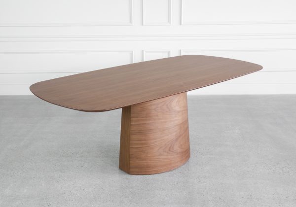 Alvin Walnut Wood Dining Table