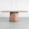 Alvin Walnut Wood Dining Table - Front