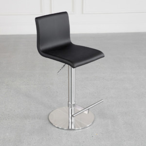 Ando Black 80 Vinyl Counter Stool Ando Black 80 Vinyl Counter Stool
