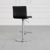 Ando Black 80 Vinyl Counter Stool - Back