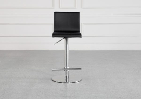 Ando Black 80 Vinyl Counter Stool - Front