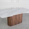 Aries White Royal Kalacata Dining Table