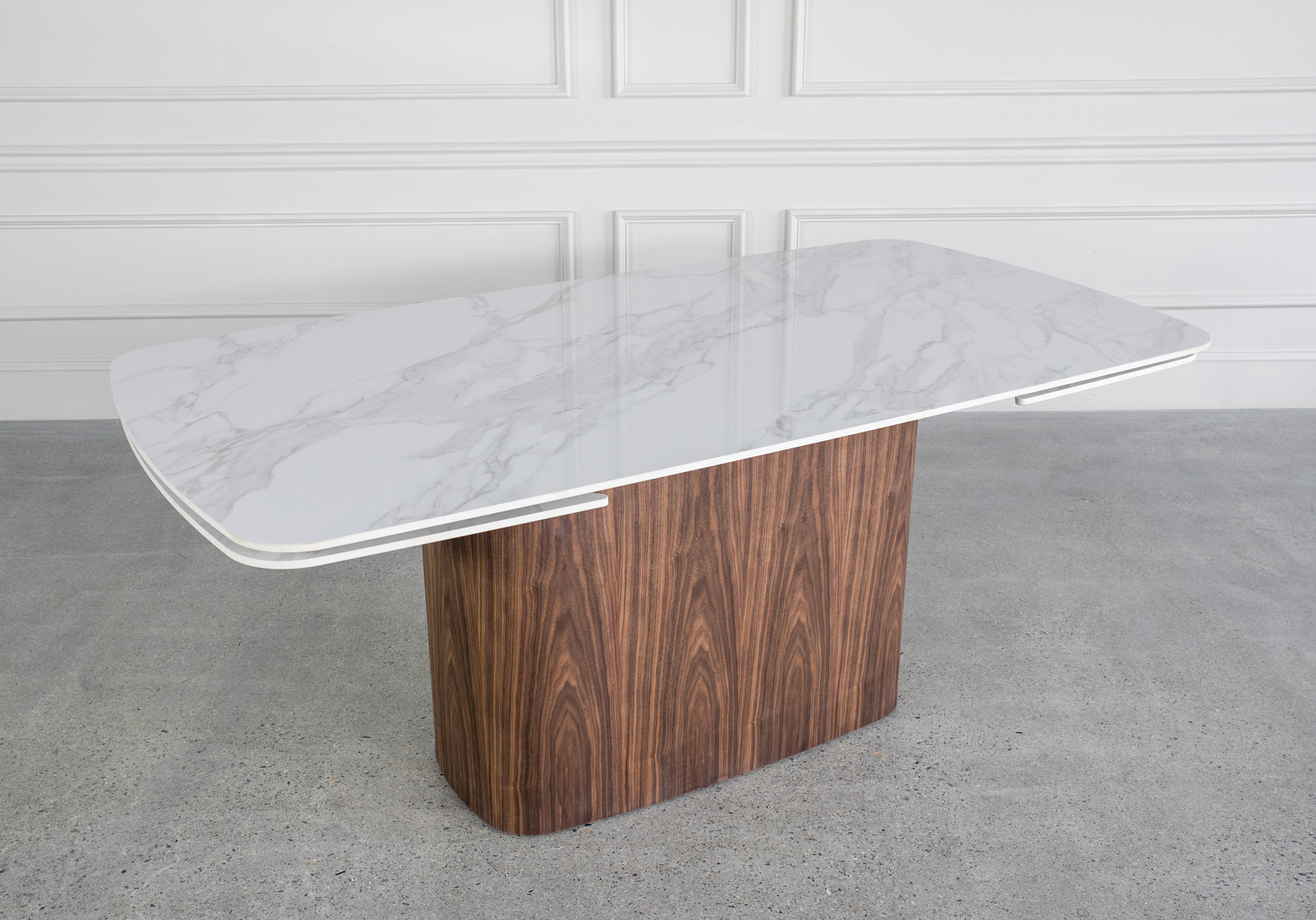 Aries White Royal Kalacata Dining Table
