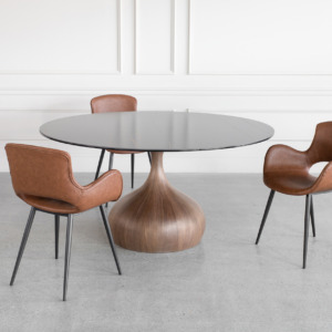 Armand Black Ceramic Dining Table