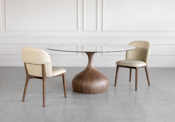 Armand White Ceramic Dining Table