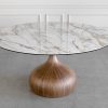 Armand White Ceramic Dining Table - Top