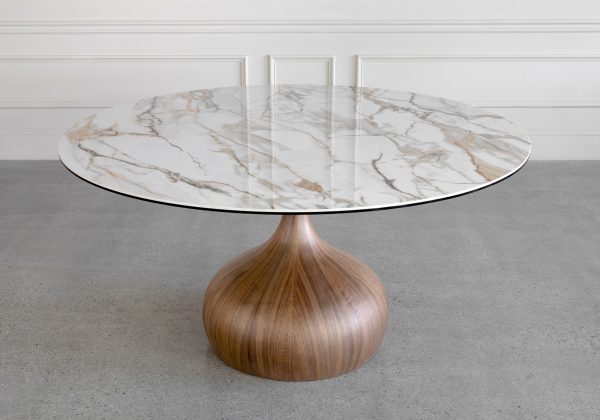 Armand White Ceramic Dining Table - Top