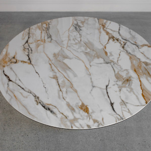 Armand White Dining Table Top