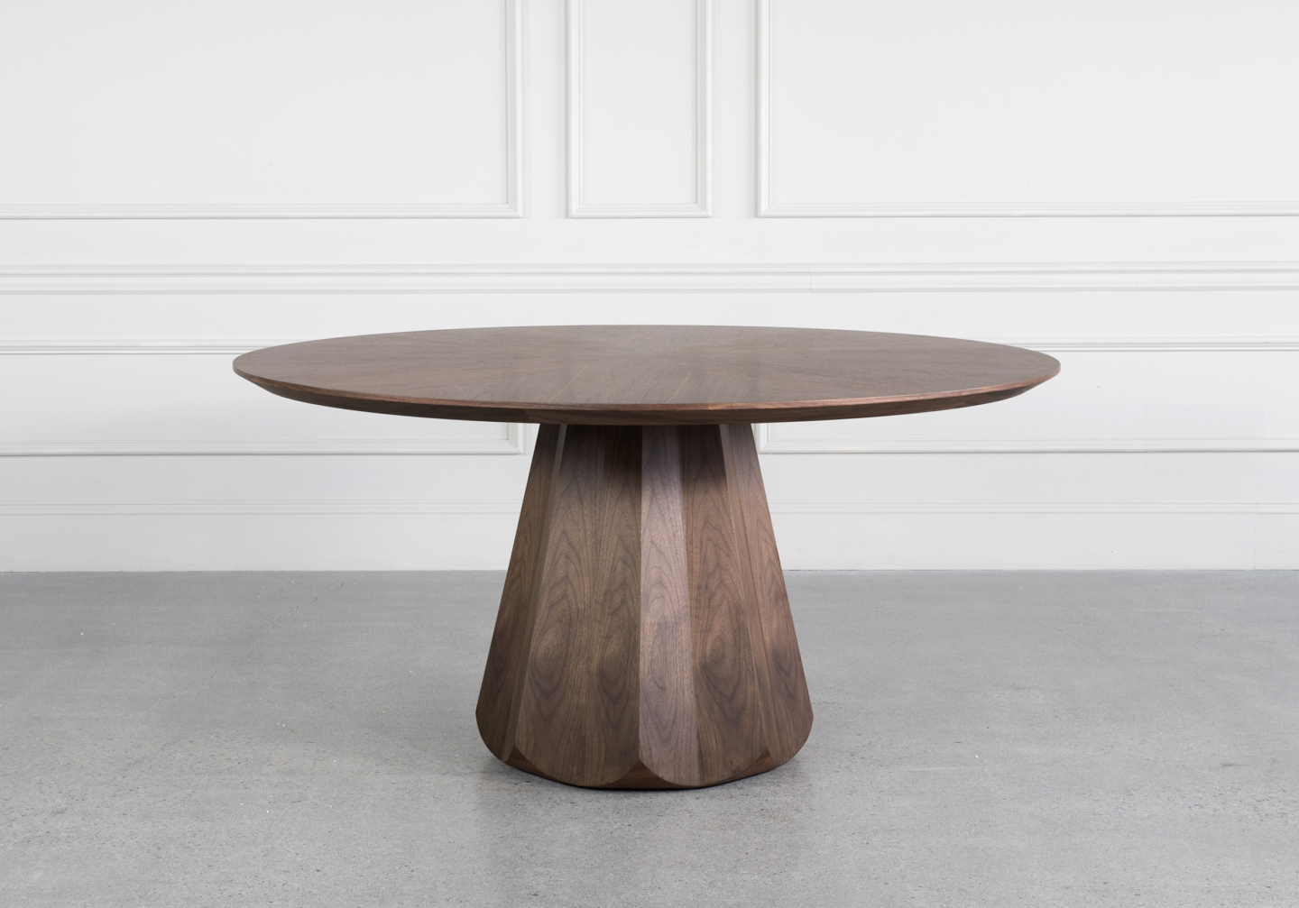 Atila Dining Table Walnut Front