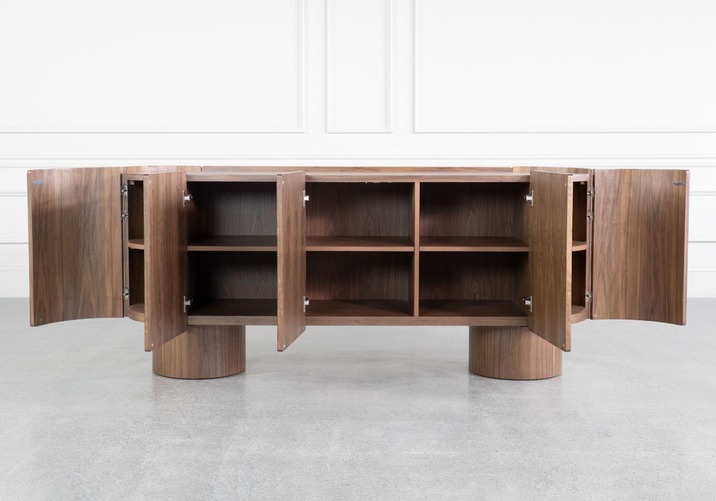 Atila Walnut Sideboard Inside