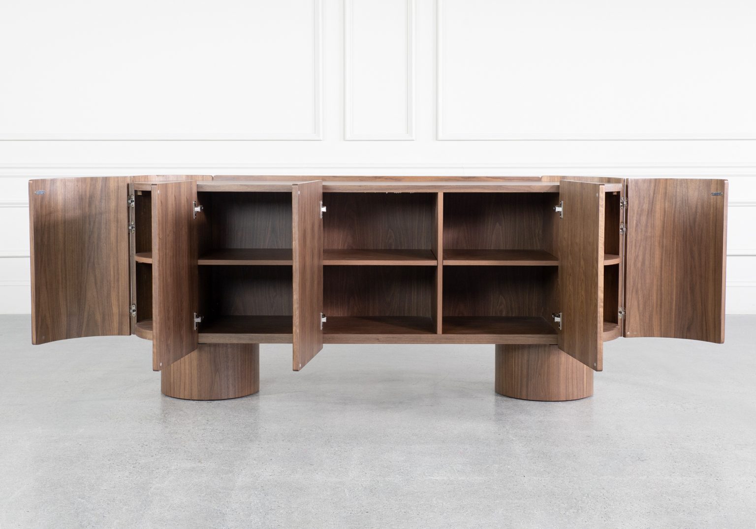 Atila Walnut Sideboard Inside