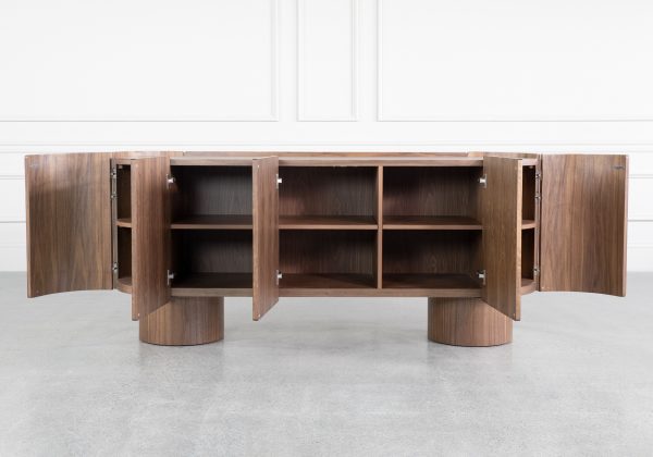Atila Walnut Sideboard - Inside