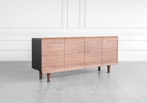 Burke Walnut Buffet - Angle