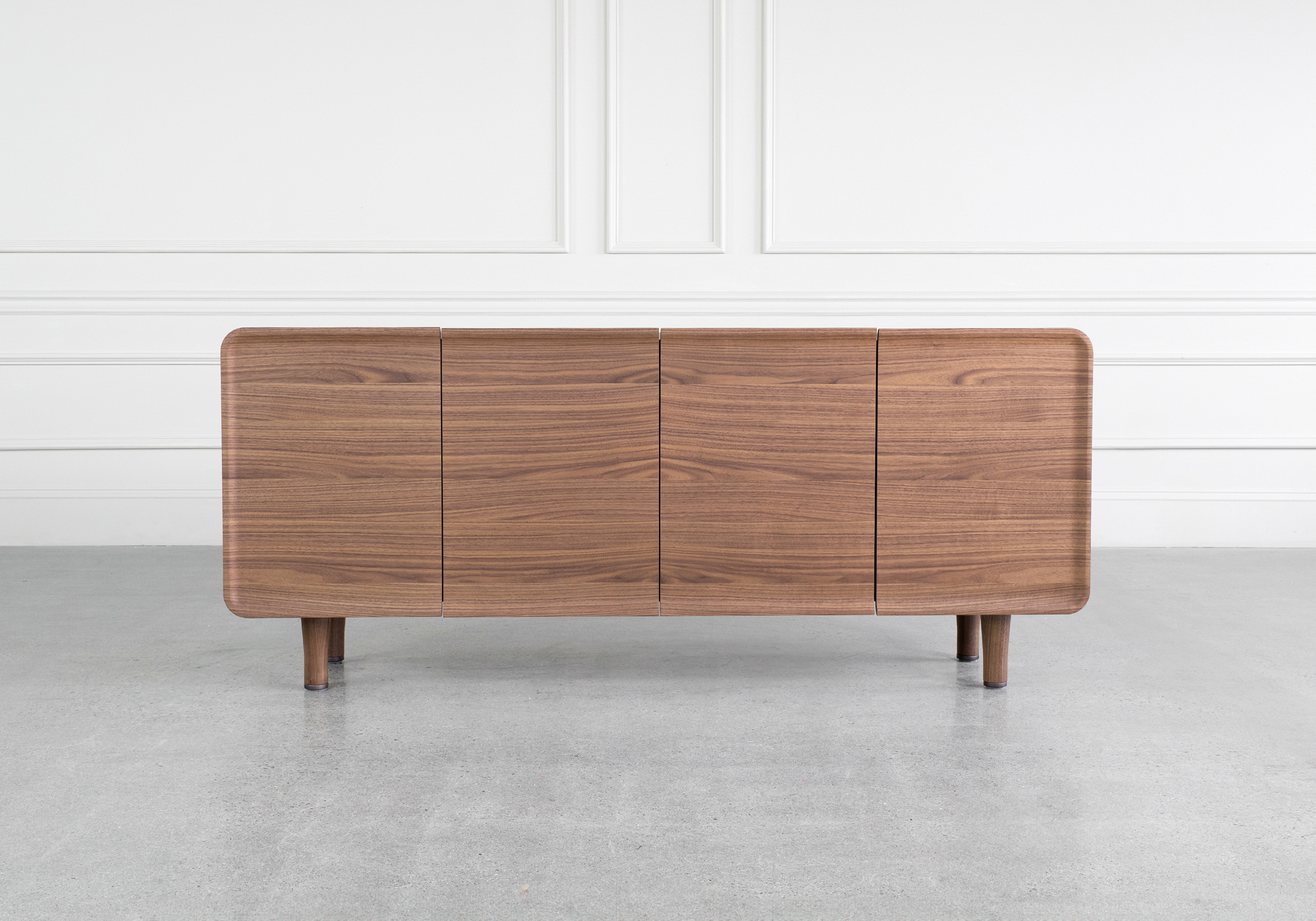 Burke Walnut Buffet Front