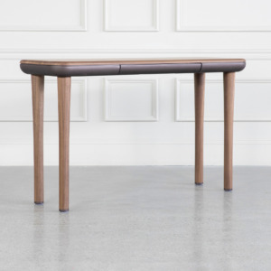 Burke Wood Console Table Angle
