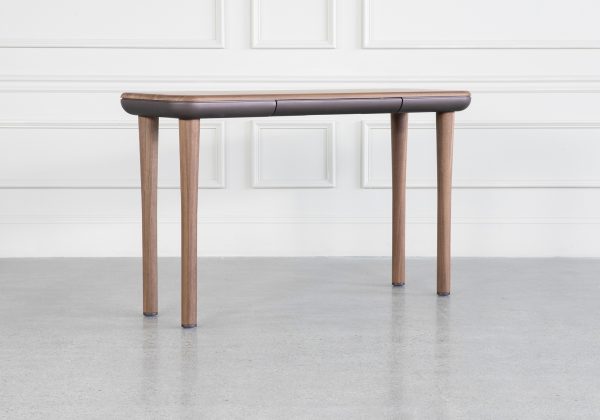 Burke Wood Console Table - Angle