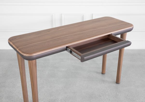 Burke Wood Console Table - Drawer