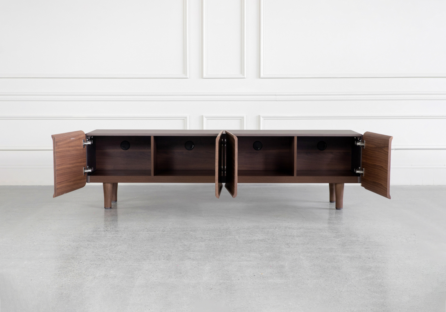 Burke Wood Tv Stand Font