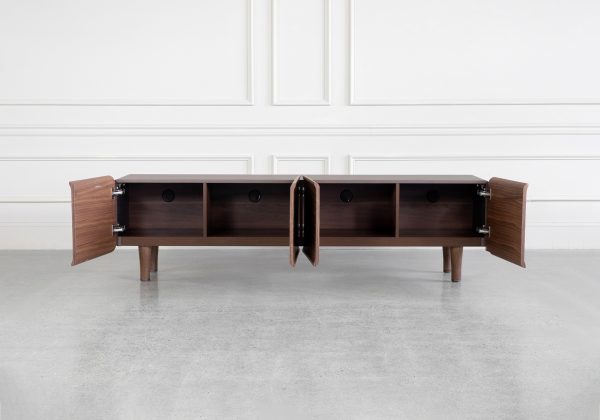 Burke Wood Tv Stand - Font